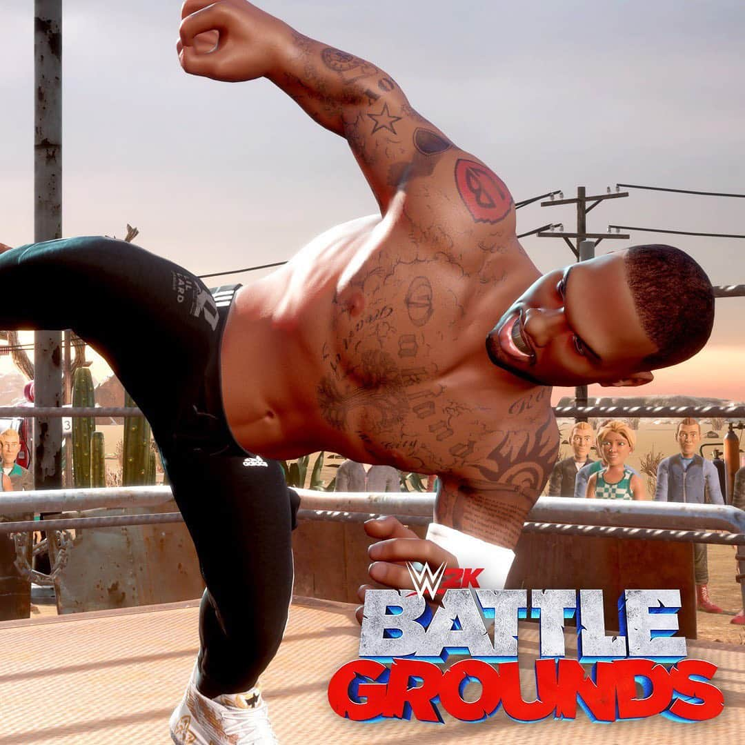 2Kさんのインスタグラム写真 - (2KInstagram)「From balling to brawling! @nba2k   Cover Athlete Laheem (@damianlillard) is now available in #WWE2KBattlegrounds」12月3日 5時12分 - 2k