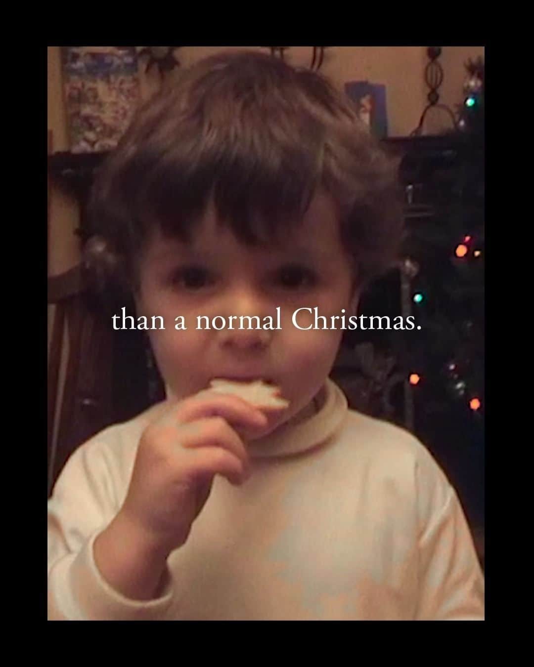 トウスのインスタグラム：「Many of the things that make Christmas so merry won’t happen this year. At least, not like they used to. That’s why this year, we won’t wish you a Merry Christmas. We’ll wish you something better: a #NormalChristmas #StayTender」