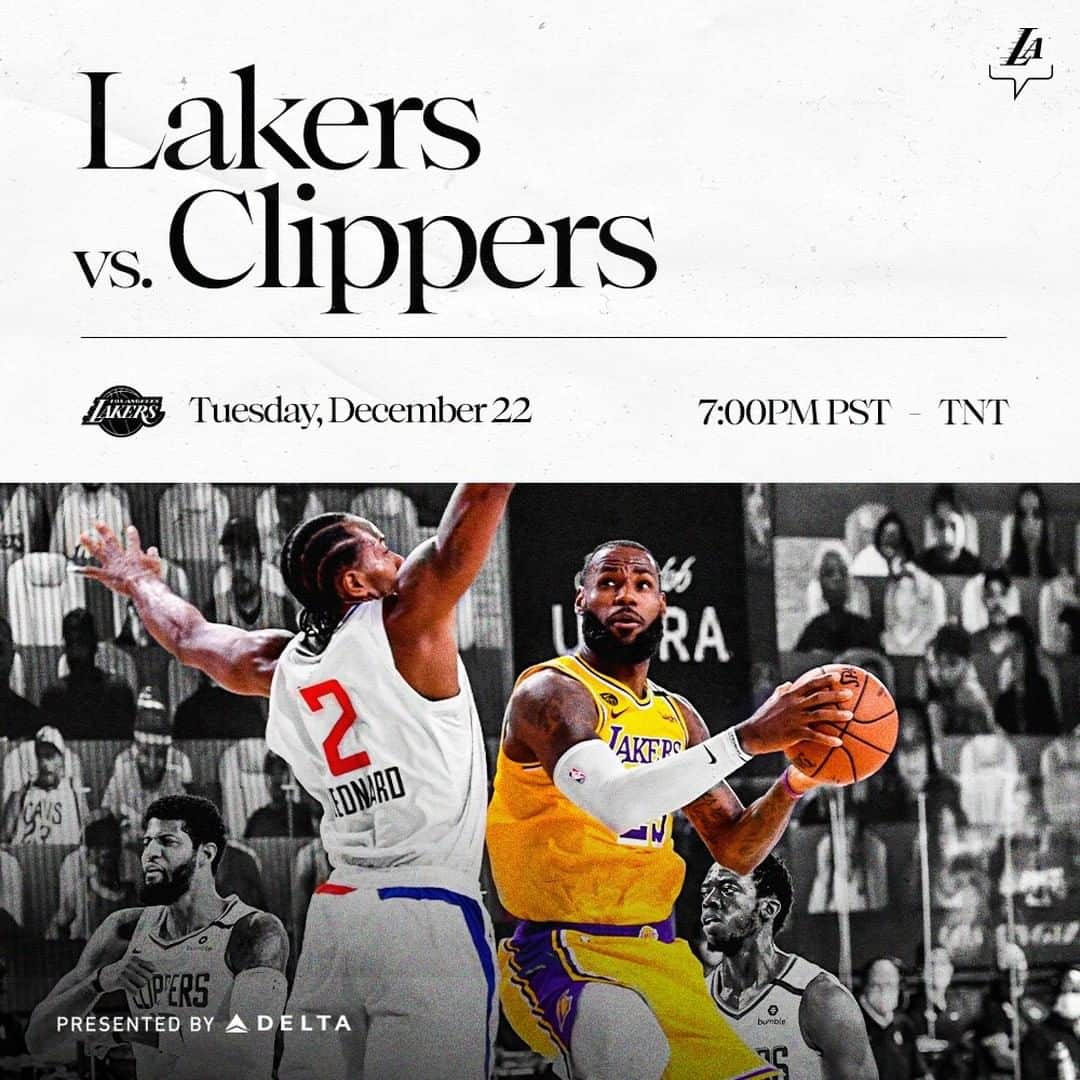 Los Angeles Lakersさんのインスタグラム写真 - (Los Angeles LakersInstagram)「Opening Night ✅ Christmas Day ✅」12月3日 5時22分 - lakers