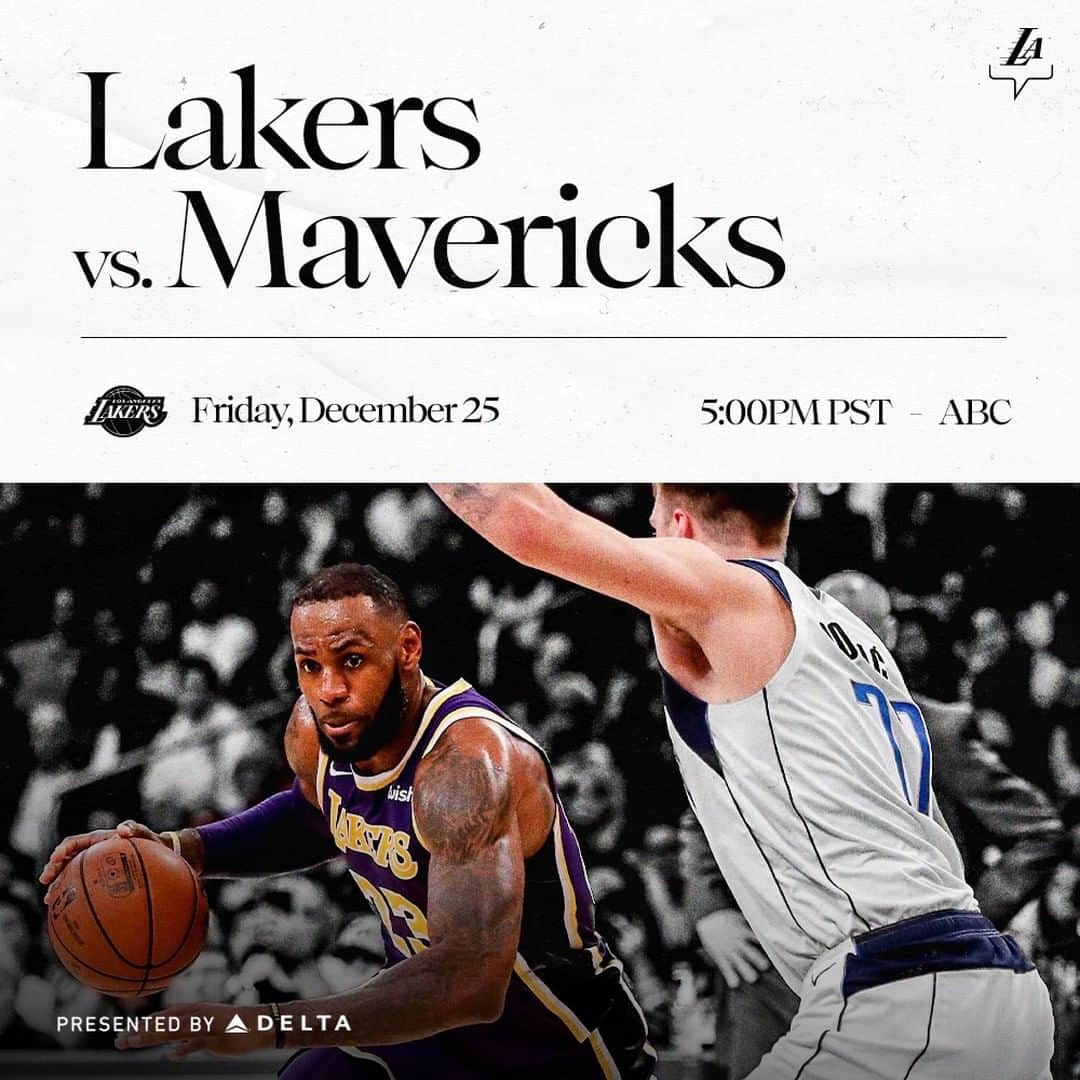 Los Angeles Lakersさんのインスタグラム写真 - (Los Angeles LakersInstagram)「Opening Night ✅ Christmas Day ✅」12月3日 5時22分 - lakers