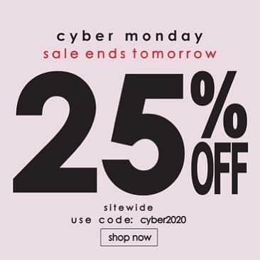のインスタグラム：「cyber monday sale ends tomorrow!  don’t miss it!! @susanamonaco #sales #cybermonday」
