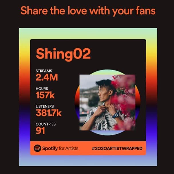 Shing02のインスタグラム：「keep growin' keep flowin' Streaming was a writing on the wall a decade ago, well here we are now. I appreciate the true supporters who come out to shows, pick up merch, purchase on bandcamp, and spread the word grassroots 🌱 Stay up my friends *Album Trimphant on e22.com」