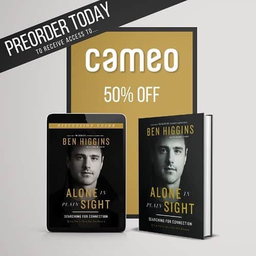 ベン・ヒギンズさんのインスタグラム写真 - (ベン・ヒギンズInstagram)「We’re only 60 days out from the launch of my new book. To celebrate, my publisher put together a super exciting offer for the book if you order it early! If you preorder before 2/2/2021 (AND FILL OUT THE FORM AT THE LINK IN MY BIO) here’s what you get: - A promo code for 50% off a @cameo from yours truly! Anyone that preorders and fills out the form will receive the code, but it will only be active for the first 100 people that redeem it in Cameo, so you’ll need to act fast if you want one. - Immediate access to the first 3 chapters - A companion discussion and reflection guide for the book   I hope you all enjoy this offer and can't wait for you guys to get your hands on Alone In Plain Sight!」12月3日 8時01分 - higgins.ben