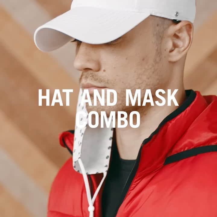 ペリーエリスのインスタグラム：「Hat and mask combo ✔️ stay protected in style this holiday season. #LifeReadySince1976」