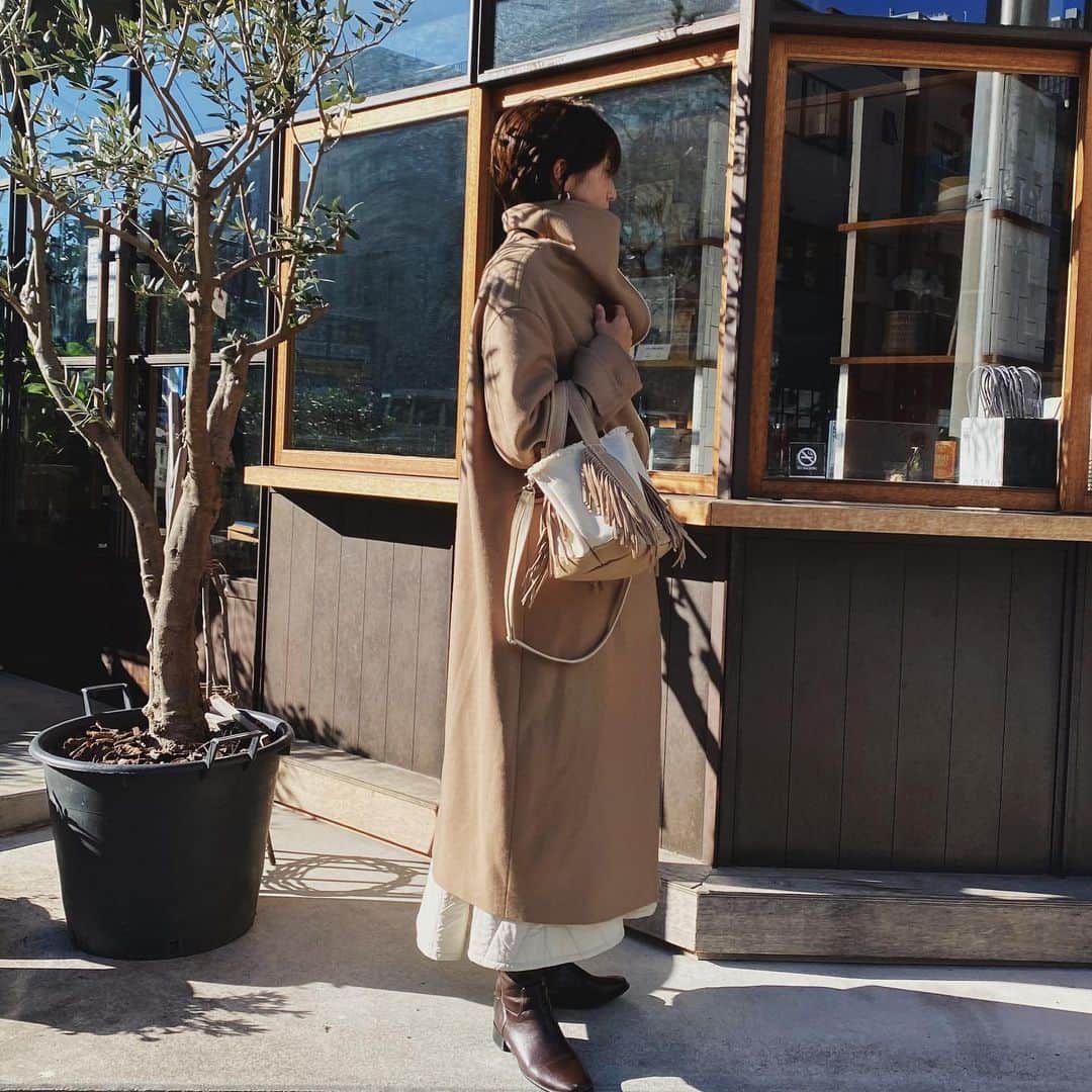美生のインスタグラム：「#ootd﻿ ﻿ ﻿ 昨日は新作撮影へ📸﻿ ﻿ ﻿ ﻿ 昨日もすっごくかわいかったので♡﻿ ぜひお楽しみに…♡﻿ ﻿ ﻿ ﻿ ﻿」