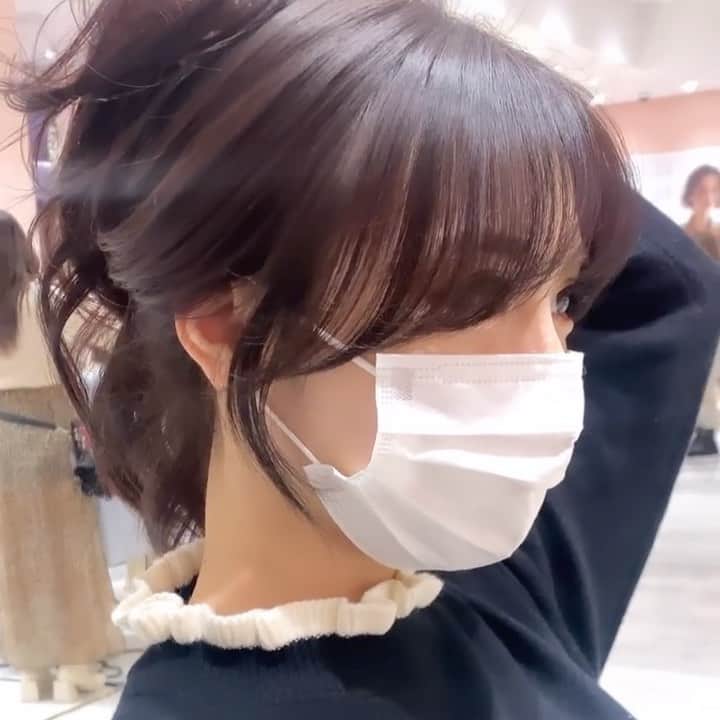 原涼香のインスタグラム：「𝐅𝐚𝐜𝐞 𝐚𝐫𝐞𝐚 𝐜𝐮𝐭 冬のタートルやニットにも合う 色気のでる顔まわり🤍 ㅤㅤㅤㅤㅤㅤㅤㅤㅤㅤㅤㅤㅤ」