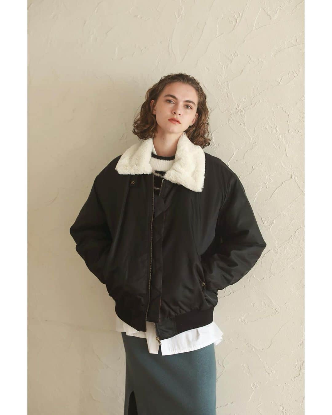 AMAILさんのインスタグラム写真 - (AMAILInstagram)「#AMAIL Construction blouson ¥20,000+tax color:KHA/BLK size:FREE」12月3日 10時50分 - amail_official