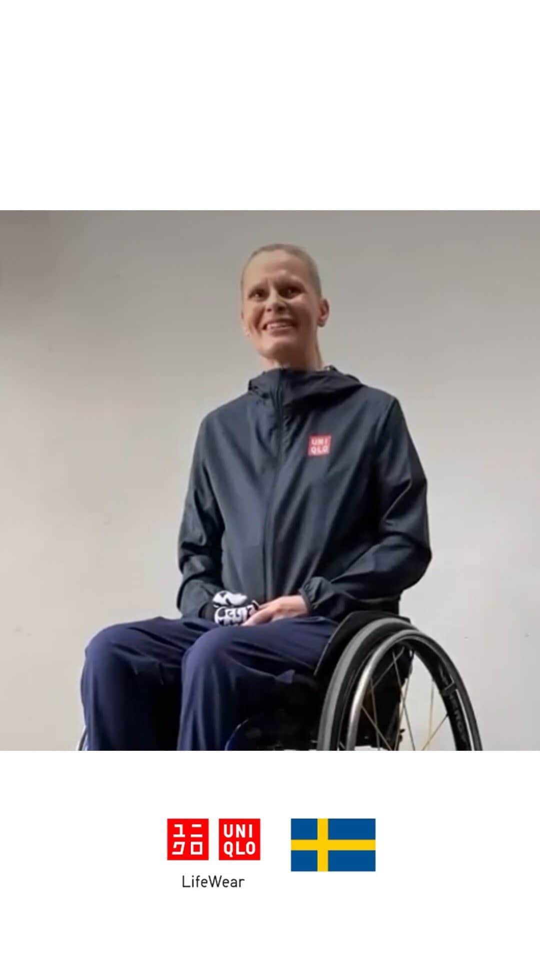 のインスタグラム：「This International Day of Persons with Disabilities, we are highlighting the incredible athletes of #UniqloTeamSweden, our first team brand ambassador formed by top Swedish athletes. Anna-Carin Ahlquist (@acahlquist) shared her thoughts on how we can create an inclusive future through sports. #uniqlosustainability #idpd @uniqlo_ambassadors」