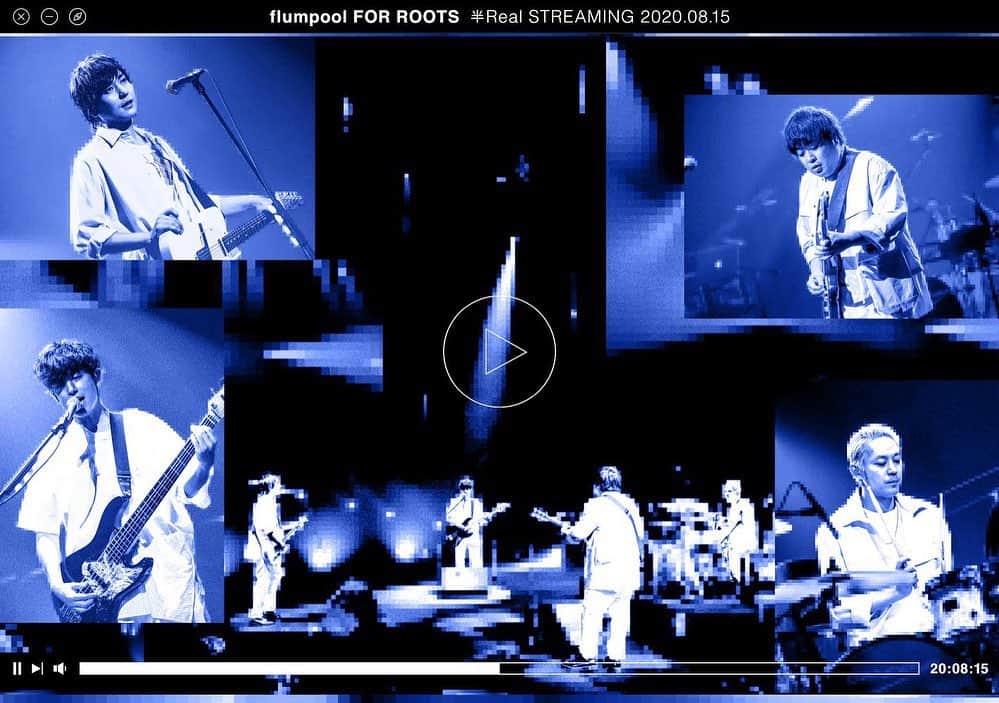 のインスタグラム：「flumpool「FOR ROOTS」～半Real～映像作品 本日リリースです。  flumpool 10th Tour「Real」の会場＆アスマート限定で発売！  チェックお願いします！！  #flumpool #live #streaming #for #roots #半Real #osaka #2020」