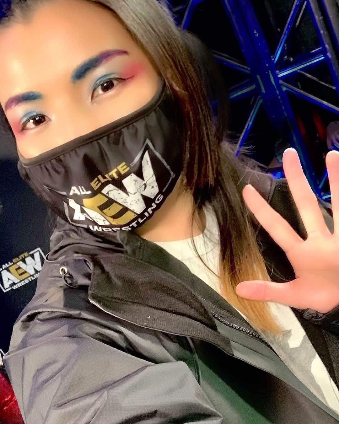 のインスタグラム：「Thank you for watching #aewdynamite  tonight!! Please check story if you didn’t watch my interview⬆️ #aewontnt #prowrestling #hikarushida」