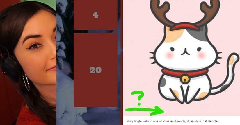 サーシャ・グレイのインスタグラム：「Started an advent-it’s calendar on stream! Live rn on twitch, guess what language chat picked? It's going down 😅」