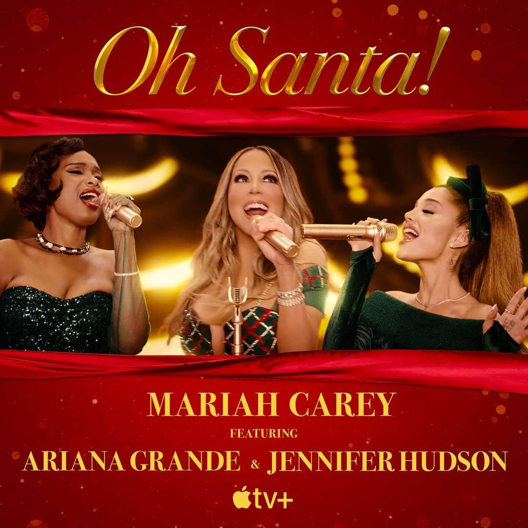 アリアナ・グランデさんのインスタグラム写真 - (アリアナ・グランデInstagram)「how it started / how it's going 🌨 #ohsanta friday @mariahcarey @iamjhud」12月3日 14時15分 - arianagrande