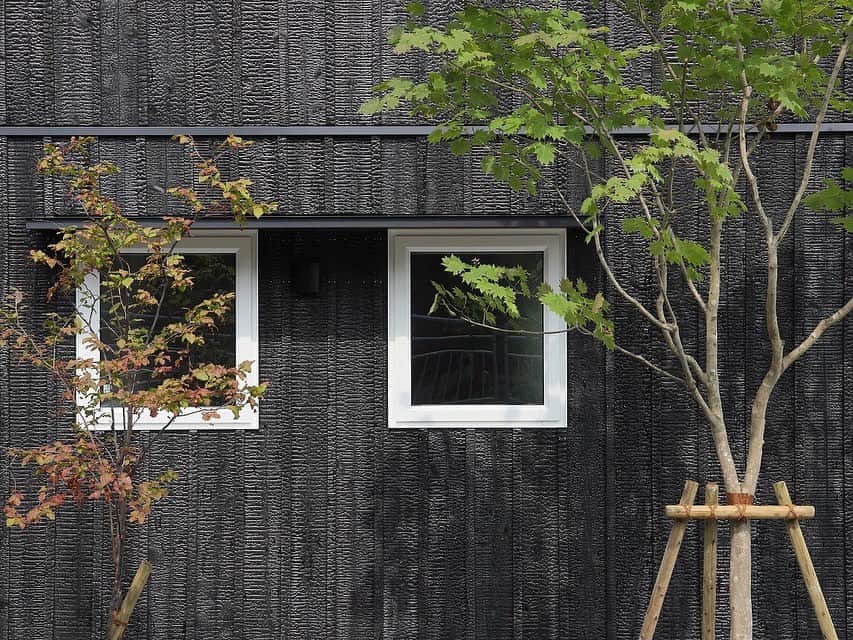シーエッチ建築工房 さんのインスタグラム写真 - (シーエッチ建築工房 Instagram)「* 日本の伝統的な 外壁仕上げである「焼杉」。 ⠀⠀⠀⠀⠀⠀⠀⠀⠀⠀⠀⠀ あらかじめ表面を 焦がして炭化させることで、 初期の着火性を低くし 延焼から建物を守ります。 ⠀⠀⠀⠀⠀⠀⠀⠀⠀⠀⠀⠀ 更に風雨による 木材の腐朽を防ぐ 働きもあります。 ⠀⠀⠀⠀⠀⠀⠀⠀⠀⠀⠀⠀ シーエッチで使う 「#天龍焼杉」は 機械で焼いて表面のみが 焼杉板になっているものでなく ⠀⠀⠀⠀⠀⠀⠀⠀⠀⠀⠀⠀ 炭化層を厚く固くするため 昔ながらの手焼きにて 焼かれています。 ⠀⠀⠀⠀⠀⠀⠀⠀⠀⠀⠀⠀ 詳しくは、こちら。 @tenryu_yakisugi ⠀⠀⠀⠀⠀⠀⠀⠀⠀⠀⠀⠀ ⠀⠀⠀⠀⠀⠀⠀⠀⠀⠀⠀⠀ ──────────── 株式会社シーエッチ建築工房 兵庫県宝塚市仁川台76番地 0798-52-8863 https://www.ch-wood.co.jp ──────────── @ch_kenchiku ⠀⠀ ⠀⠀ #シーエッチ建築工房 #木の家 #注文住宅 #新築 #一戸建て #家づくり #住まい #暮らし #日々のこと #マイホーム #たからづかな生活 #宝塚市 #西宮市 #伊丹市 #川西市 #吹田市 #三田市 #明石市 #茨木市 #高槻市 #工務店 #自然素材 #暮らしを楽しむ #こどもと暮らす #家が好き #外観 #焼杉 #天龍焼杉 #外壁」12月3日 14時48分 - ch_kenchiku