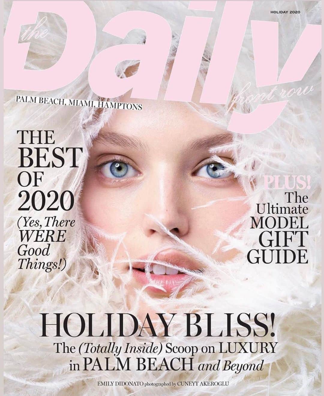 エミリー・DiDonatoのインスタグラム：「New cover with @dailyfrontrow ❄️❤️ photo by @cuneytakeroglu」