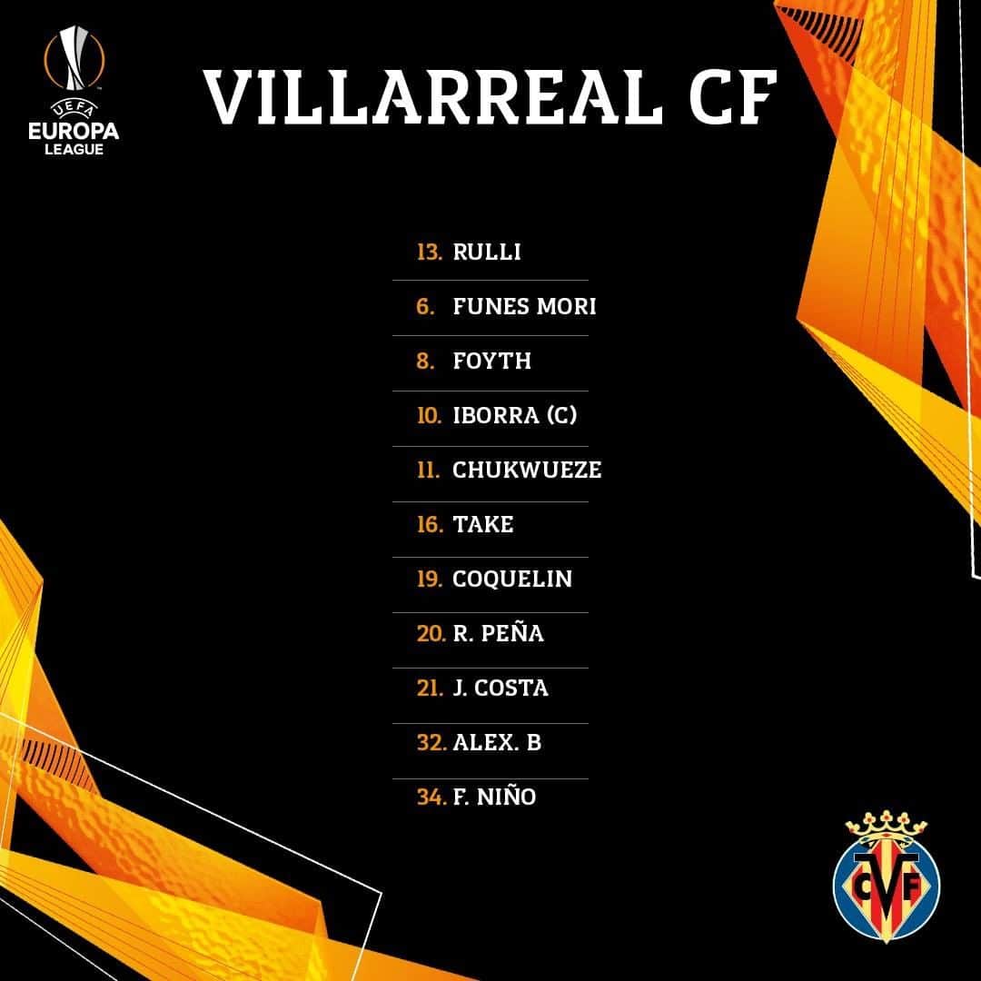 ビジャレアルCFのインスタグラム：「¡Nuestro once para medirnos al @sivassporsk en la @europaleague! . Our starting XI to face @sivassporsk in the @europaleague!  #Villarreal #futbol #football #soccer #europaleague #uel」