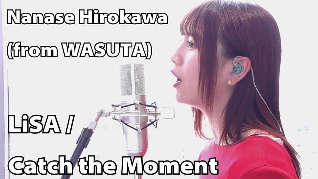 のインスタグラム：「💚🎤 @nanaseven7_u_u vocal cover of LiSA - "Catch the Moment" has been uploaded to Wasuta's official YouTube channel! Please watch & subscribe! (link in bio)  #wasuta #わーすた #jpop #idol #japan #かわいい #kawaii #harajuku #japaneseidol #japaneseidols #japanesemusic #japanesegirl #vocalcover #vocalist #anime #anisong #sao #swordartonline #ソードアートオンライン #swordartonlineordinalscale」