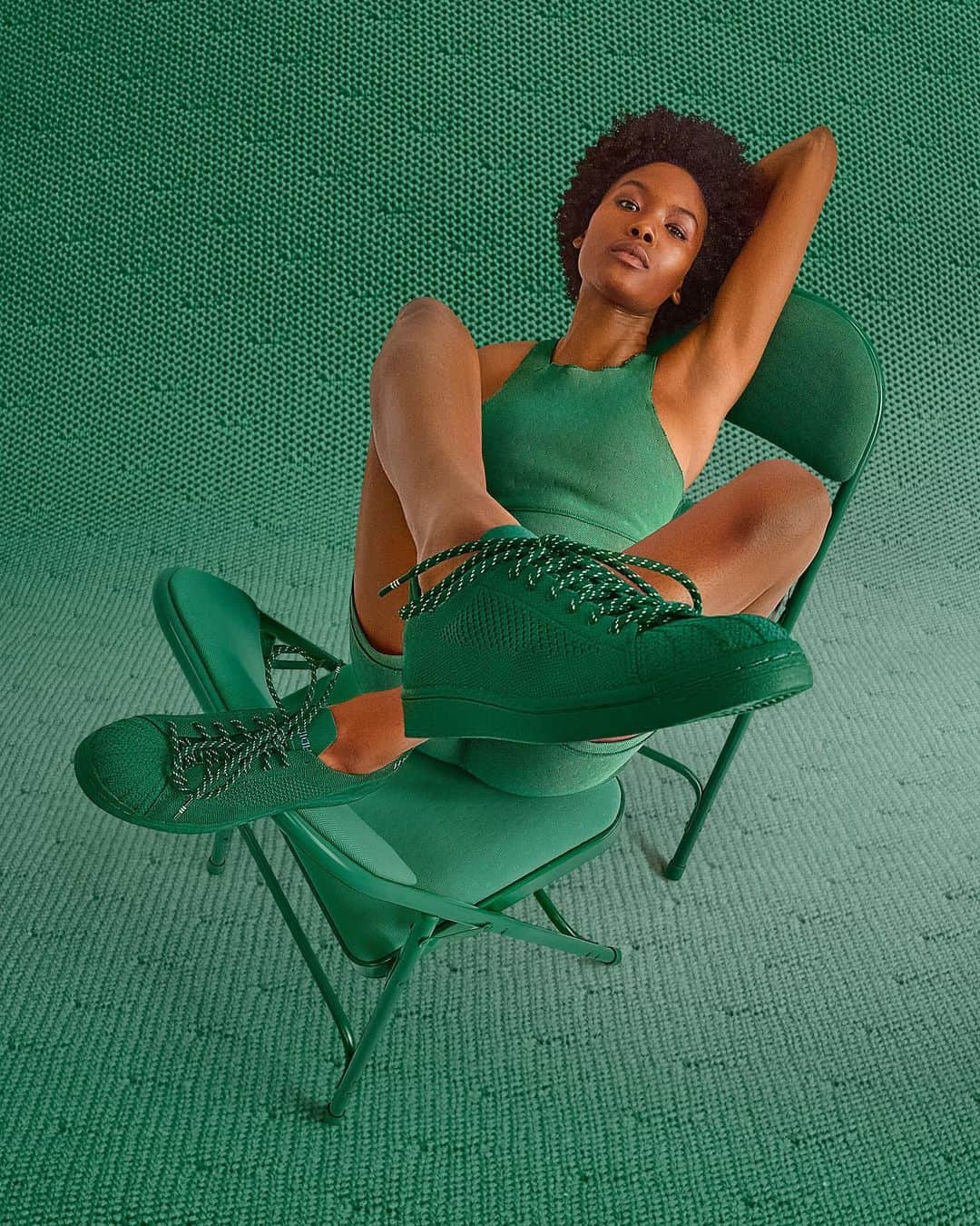 adidas Originalsのインスタグラム：「In collaboration with @pharrell we’re dropping five brand new takes on our archival icon, the PW Superstar. The boldly monochromatic sneakers are constructed with a Primeknit textile upper, knitted shell toe, co-branded sock liners, and a pair of signature reflective laces.​  ​Launching December 5, all five colorways will be available globally through adidas.com/pharrell and select retailers.​」