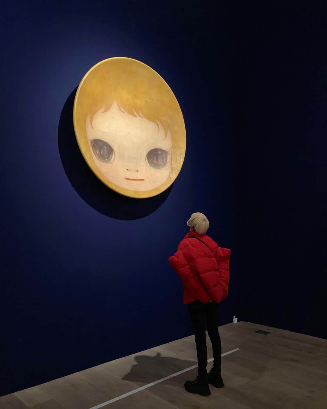 シェンのインスタグラム：「【Stars展】やっと見に行けました☆ ずっと見ていられますね🤩 Spent the whole day at Mori Art Museum❤️  #奈良美智 #村上隆 #草間彌生 #森美術館  #stars展」