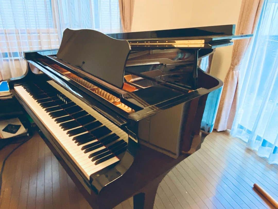 前川由希子さんのインスタグラム写真 - (前川由希子Instagram)「バイバイ、私のピアノ🎹  『18歳までの私のすべて』。 そう言っても過言ではないグランドピアノが旅立ち、 ちょっと感傷に浸ってます。  ピアニストになる、と決めていた18歳までの私。 練習時間を確保するために、 指を怪我しないために、 少しでも上手になるために、 いろんなことを我慢したなぁ。  ある日突然、ピアニストへの道を捨てた私には、 怪我一つしていない長い指と自慢の手だけが残りました。  また弾けばいいのに、と言われるものの、 すべてを注ぎすぎて、趣味で弾く気にはなれず、 もう何年も鍵盤に触れていません。 ピアノは、頑張った思い出や認められた思い出であり、 挫折の思い出でもあるから、なのかな。 音楽もピアノも好きだから、いつか弾きたい気持ちに なれればいいなぁ、と思います。  ピアノを処分したお金は、父の車の資金に、 空いたレッスン室は、私の仕事部屋になる予定です！  #ピアノ  #グランドピアノ  #グランドピアノのある部屋  #青春の思い出  #私の青春  #青春の記録  #ありがとう」12月3日 19時22分 - maekawa.yukiko
