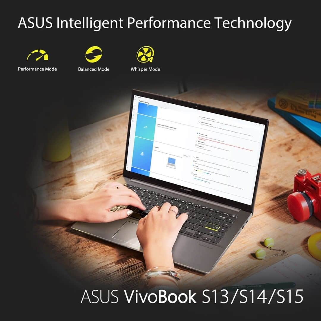 ASUSさんのインスタグラム写真 - (ASUSInstagram)「#ASUS Intelligent Performance Technology offers 3 modes: Performance, Balanced and Whisper modes.  ⚡ Performance mode: for handling heavy workloads 💫 Balanced mode: for everyday tasks 🌬 Whisper mode: for cool, quiet and power-saving operation  Swipe right to discover how your efficiency is boosted!」12月3日 19時35分 - asus