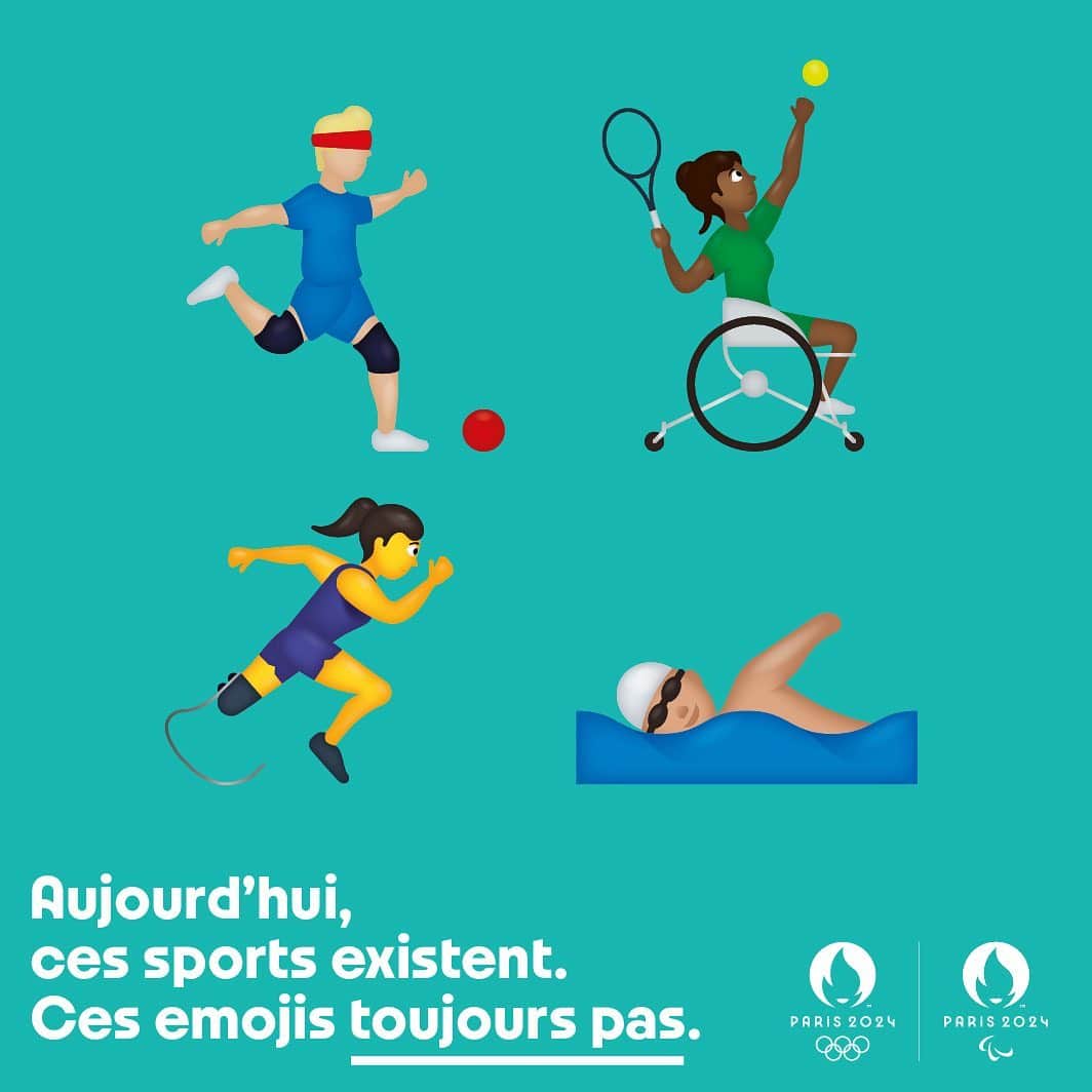 ジョー＝ウィルフリード・ツォンガのインスタグラム：「Nous sommes une même famille, olympique et paralympique ✨ Je soutiens la démarche de @Paris2024 afin de rendre « accessibles » les sports paralympiques en emojis 🙏🏽 #unicode on veut des #ParaEmojis2024」