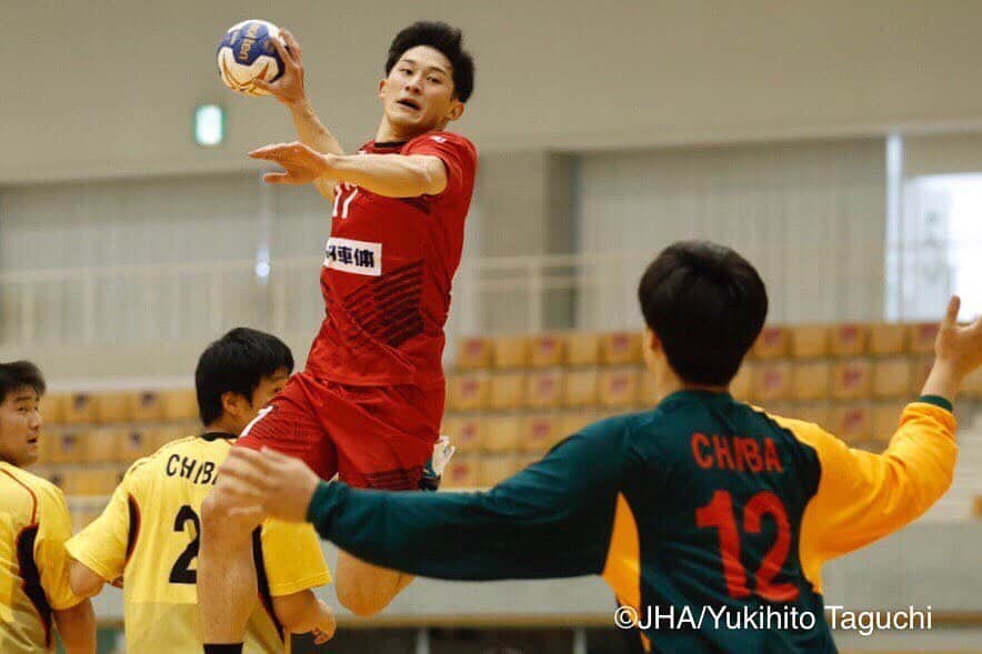 杉岡尚樹のインスタグラム：「#JAPANHAND 初戦勝利✔️ 😁@japanhandballassociation ﻿ 📸: @tagucci42 ﻿ #トヨタ車体 #bravekings #handballjp #handball #ハンドボール」