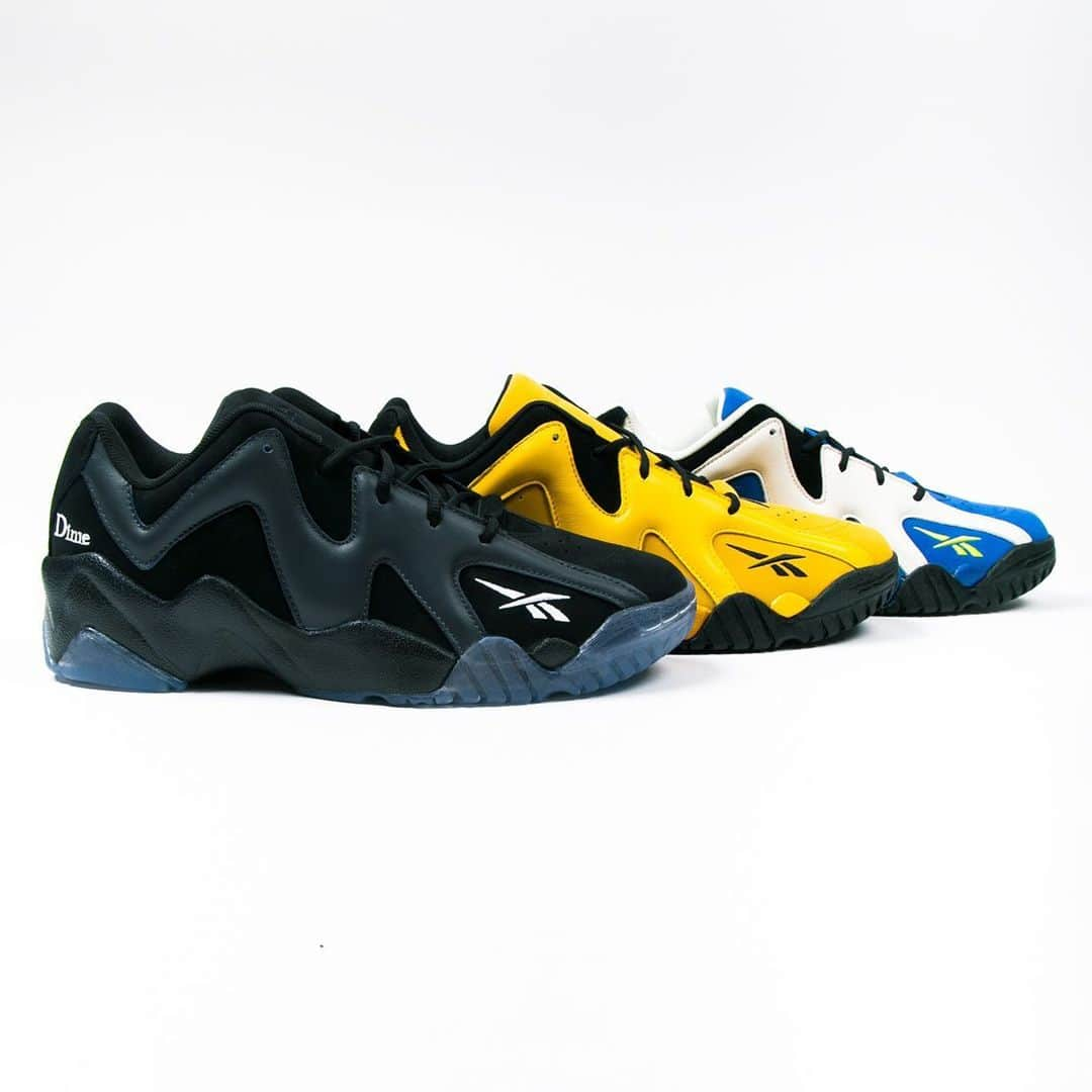 HYPEBEASTさんのインスタグラム写真 - (HYPEBEASTInstagram)「@hypebeastkicks: @dimemtl and @reebok have come together to collaborate on Shawn Kemp‘s low-slung Kamikaze II. The collection is comprised of three distinct colorways, all of which carry the same form of upper constructions engineered with smooth suede base layers overlapped with zig-zagged leather paneling across the lateral and medial walls. It’s set to see its first release through Dime on December 5, followed by a global launch via Reebok and select local retailers on December 12.⁠⠀ Photo: Reebok」12月3日 20時42分 - hypebeast