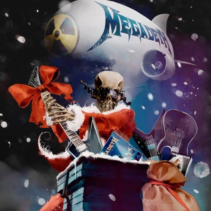 Megadethのインスタグラム：「Ultimate Holiday Gift Box + New Holiday Merch Now Available! gtly.to/HIgzjlFNC (link in bio)」