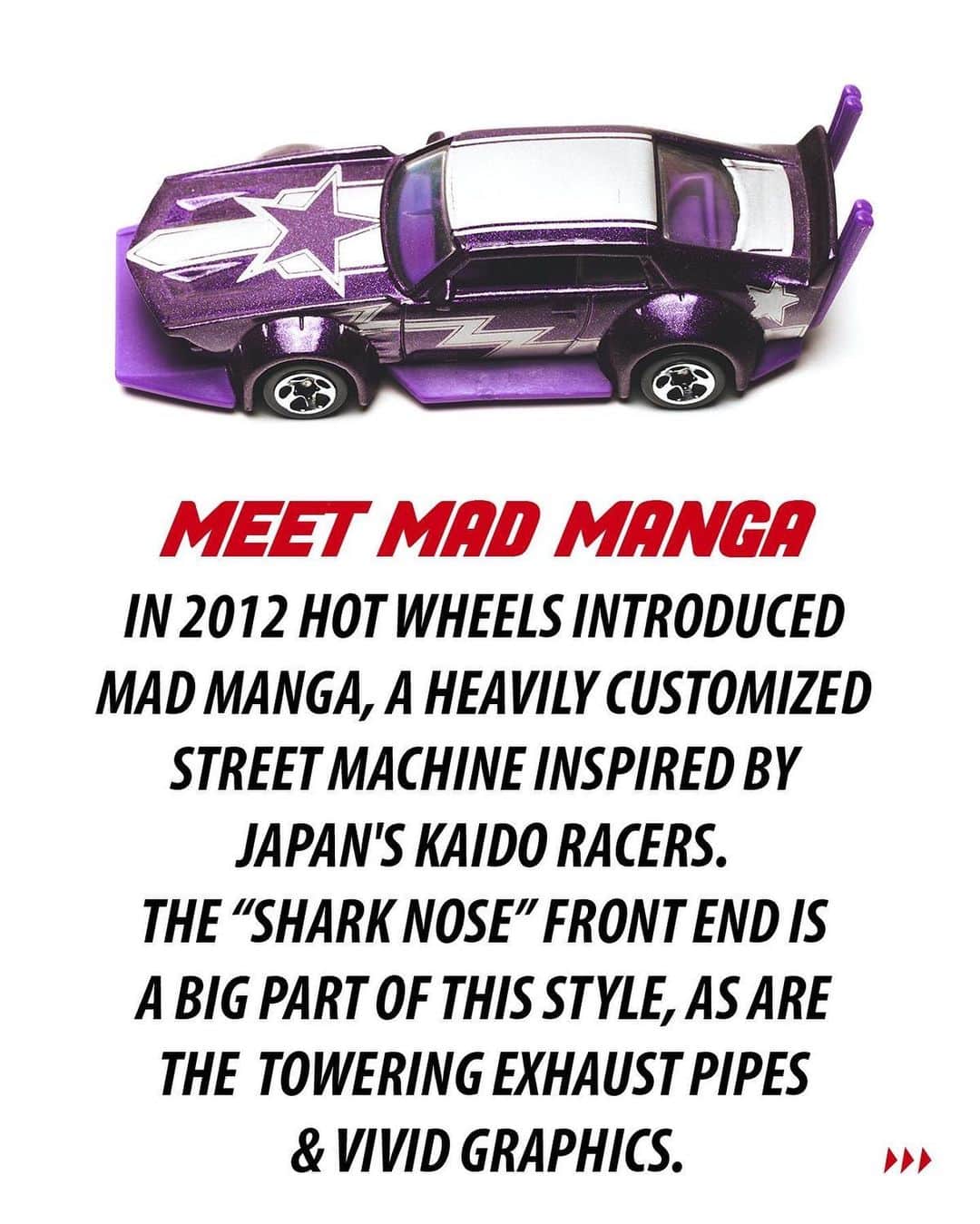 Hot Wheelsさんのインスタグラム写真 - (Hot WheelsInstagram)「As Japan’s economy and auto industry grew out of their post-war recovery period, a new homegrown car culture established itself in the early 1970s and exploded in the years that followed. Often called "Kyusha" (old car) in Japan, the vehicles and styles of this period are now beloved around the world.⁣ ⁣ During this time, you could find cars like the "Hakosuka" Skyline GT-R and Mazda RX-3 battling it out on the race track, and the "Works Style" of these and other racing machines helped inspire a generation of car enthusiasts to replicate the look on the street.⁣ ⁣ In the later 1970s and into the '80s, Japanese racing cars began to take on even more extreme shapes and this look was again replicated on the street, often in the form of wild looking machines known as Kaido Racers. In some cases the cars were so extensively modified that you could no longer tell what the original model was. These cars could often be found alongside the bikes of Japan’s infamous bosozoku motorcycle gangs.⁣ ⁣ From beautiful preserved classics to heavily modified street machines and race cars, vintage Japanese car culture is booming and so is Hot Wheels' ever-expanding lineup of classic JDM machinery. Even in their small size, these releases fully capture the look and feel that has made these cars so unique and so popular.」12月4日 2時18分 - hotwheelsofficial