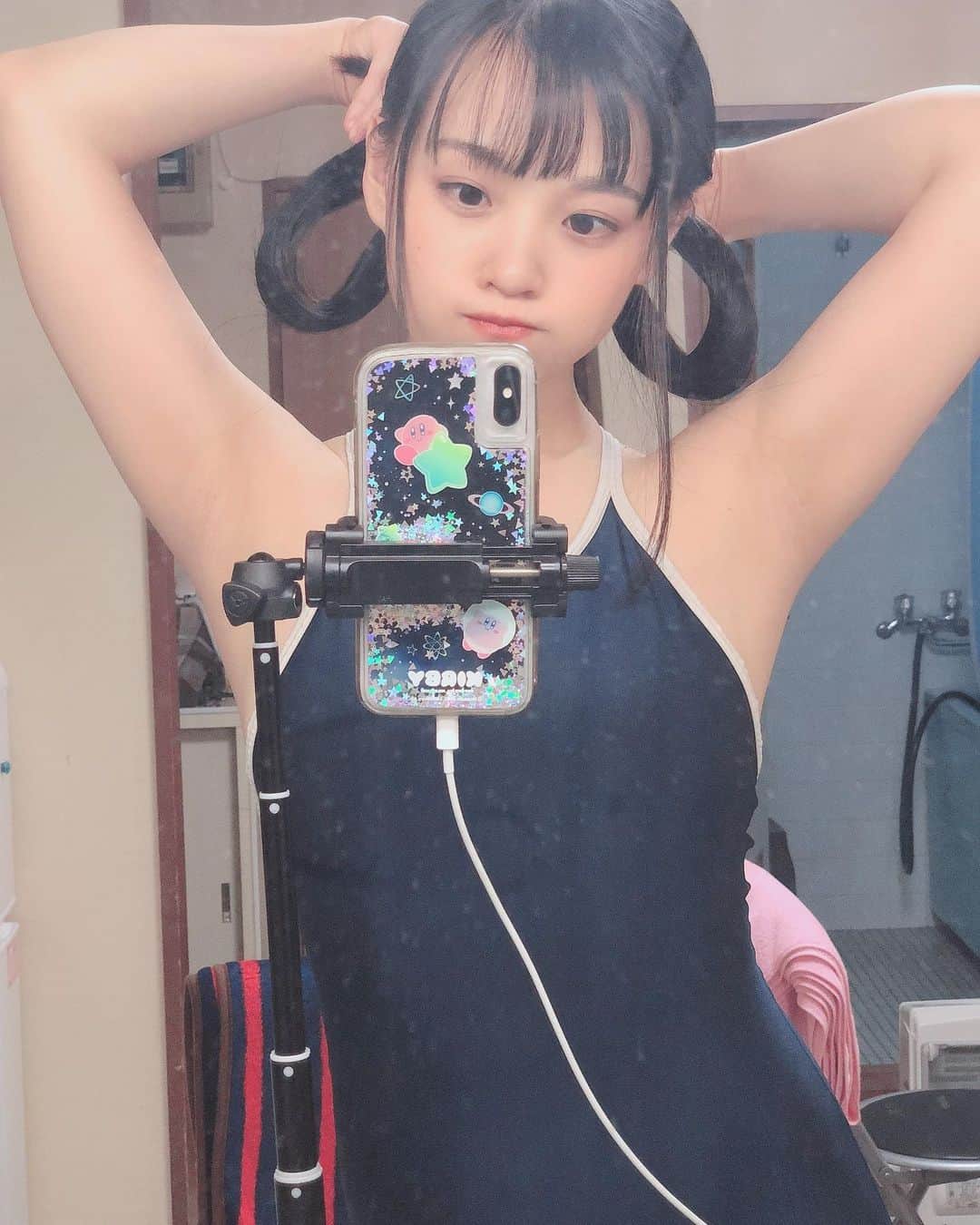 花音うららさんのインスタグラム写真 - (花音うららInstagram)「親父の個撮さんで撮影しました🐏 . . . #スク水 #スクール水着 🐚🩱🤍」12月3日 21時10分 - kanon_ura2_life