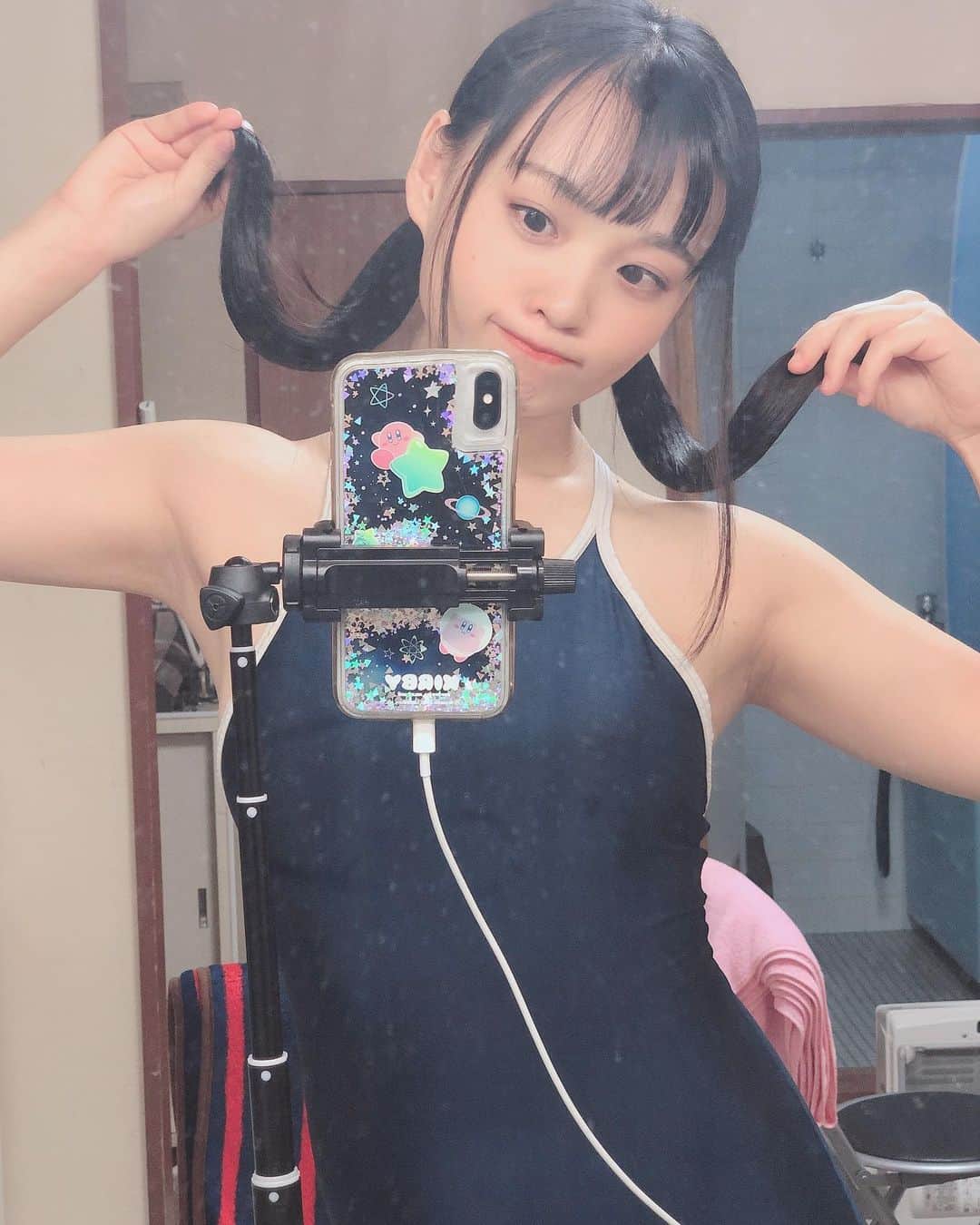 花音うららさんのインスタグラム写真 - (花音うららInstagram)「親父の個撮さんで撮影しました🐏 . . . #スク水 #スクール水着 🐚🩱🤍」12月3日 21時10分 - kanon_ura2_life