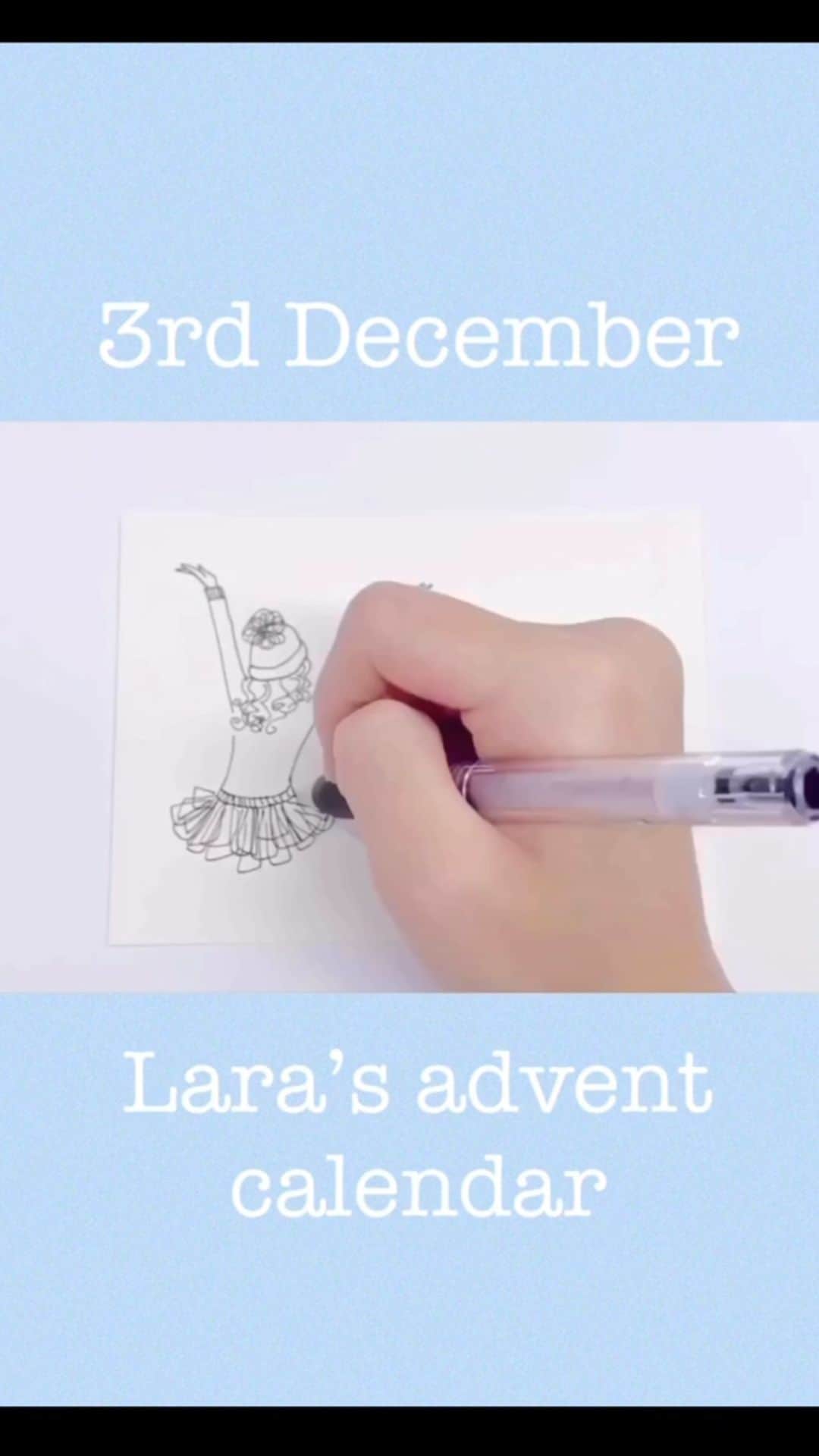 Laraのインスタグラム：「3rd December   Lara’s advent  calendar」