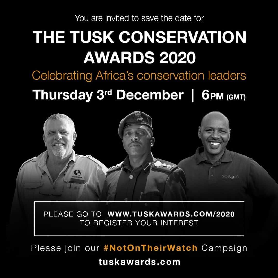 Land Roverさんのインスタグラム写真 - (Land RoverInstagram)「Extinction, loss of habitat and human-wildlife conflict? #NotOnTheirWatch. #LandRover is pleased to be part of the #TuskAwards on 3rd December, a virtual celebration of Africa’s conservation heroes. Please donate to support their work and watch with us via visiting: www.tuskawards.com/2020 or via the link in our bio. #NotOnTheirWatch #ForAllTheyDo @tusk_org」12月3日 21時50分 - landrover