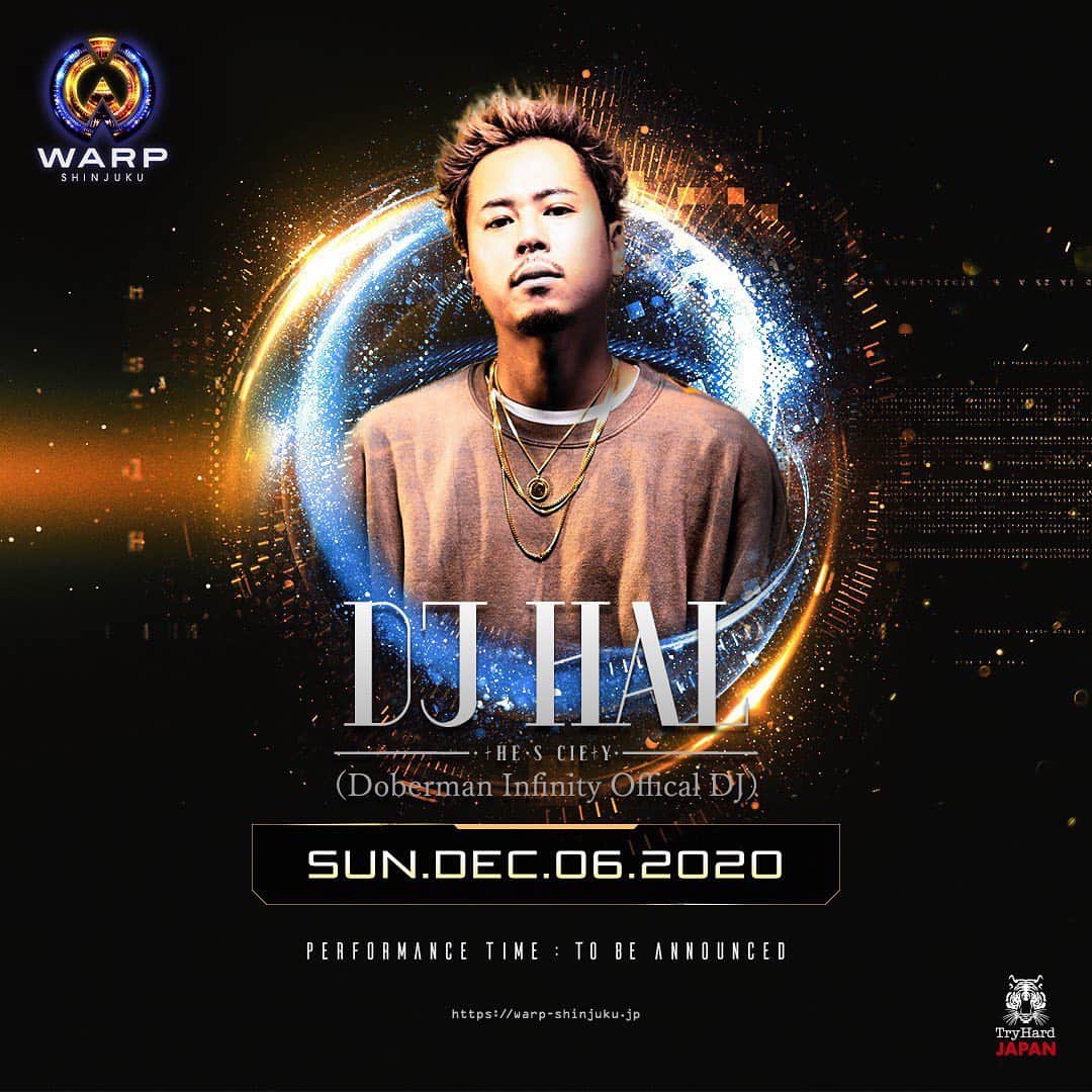 DJ HALのインスタグラム：「This Sunday @warp_shinjuku ⭐️」