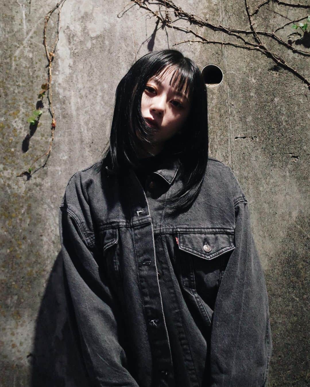 のインスタグラム：「* 暗くしてウルフっぽくなりました🐺﻿ ﻿ いつもお任せやのに毎回いい感じにしてくれてありがとうございます〜  ✂︎ @youyokoo」