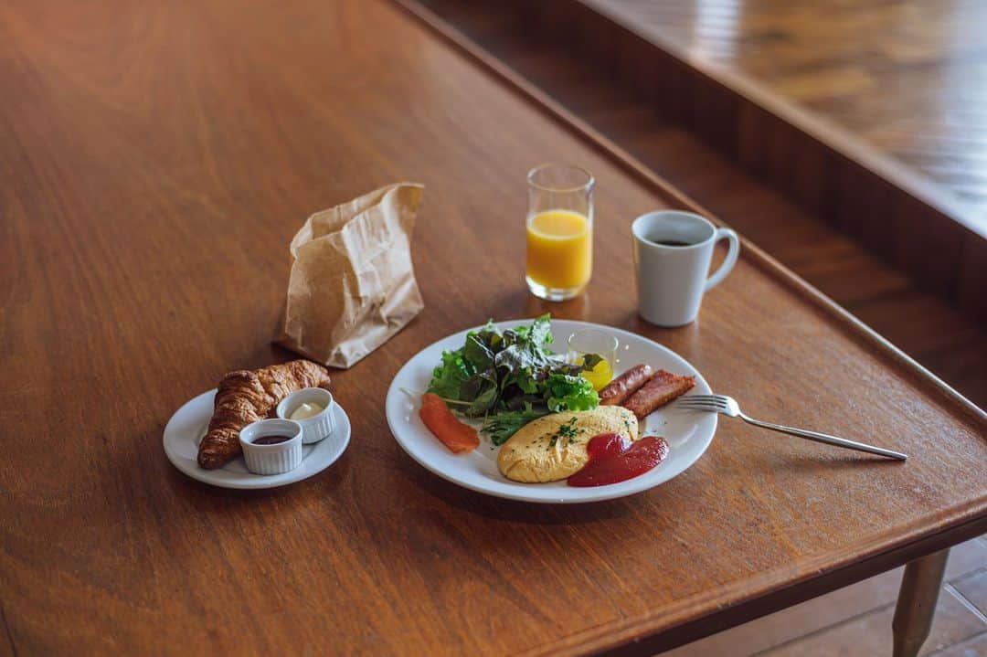 Nanaのインスタグラム：「朝食はやっぱり English Breakfastを。　  #hotelclaska #claska_finale」