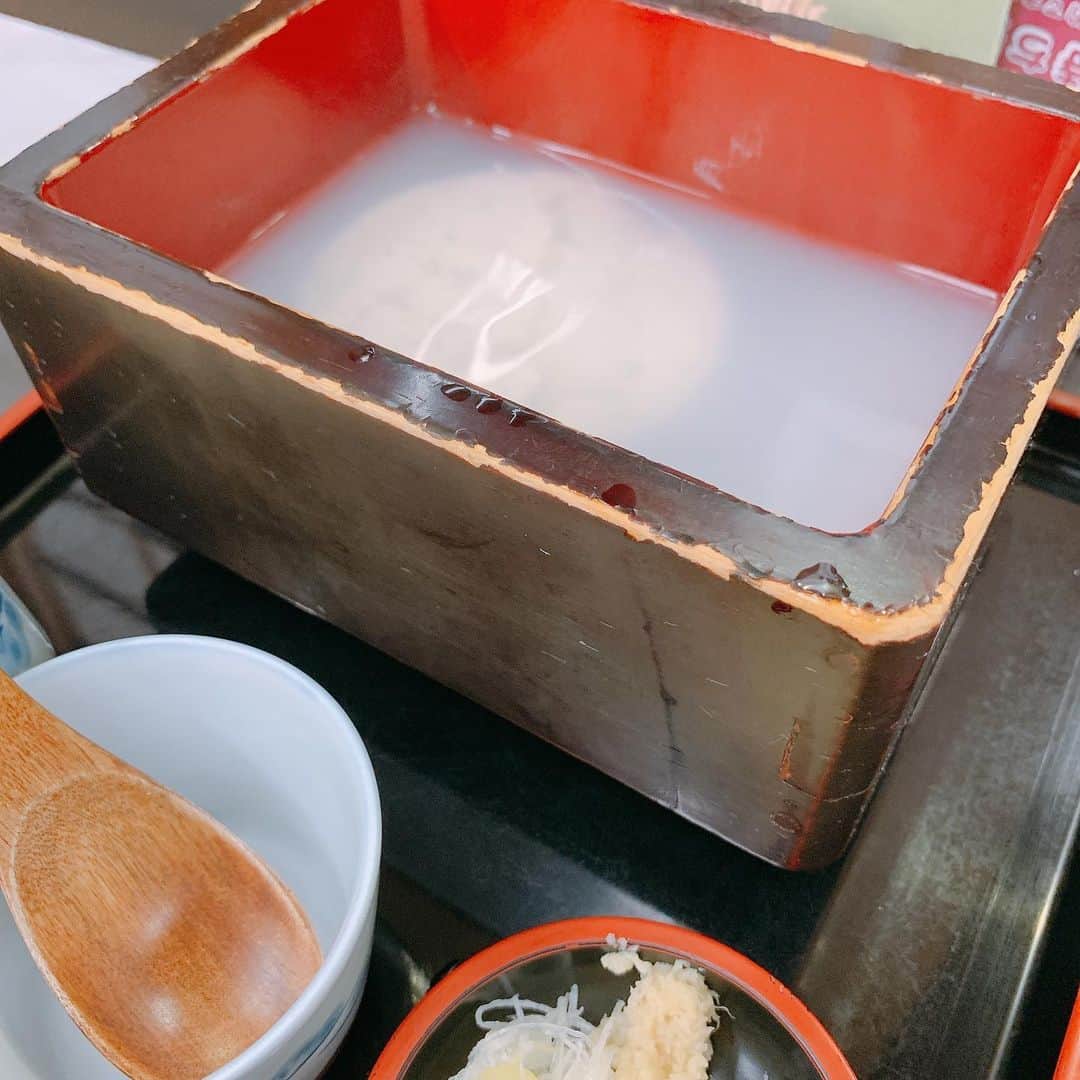 のインスタグラム：「#蕎麦屋の湯豆腐」