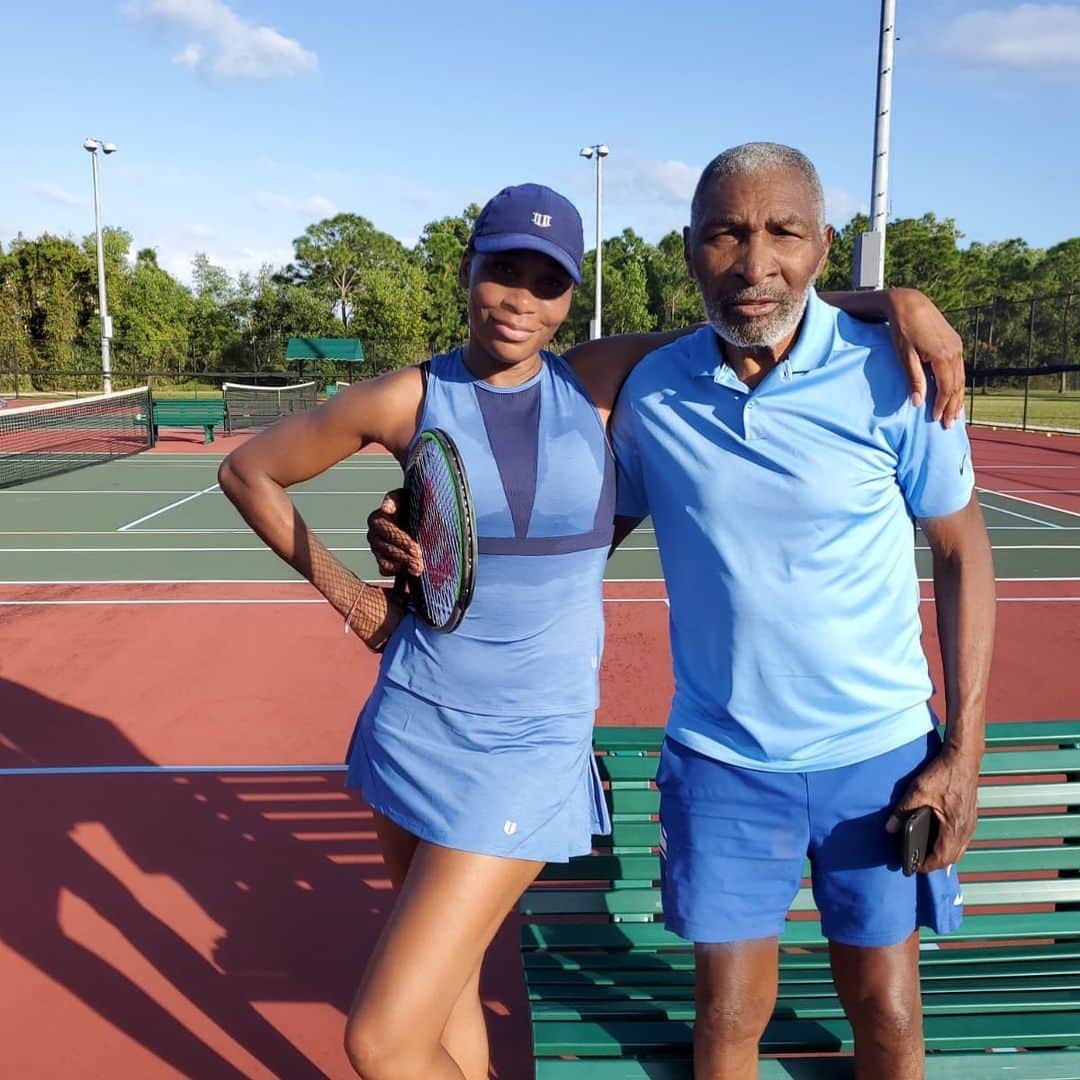 ビーナス・ウィリアムズのインスタグラム：「My father, the hero. He’s an @elevenbyvenus out of 10! ❤️❤️❤️」