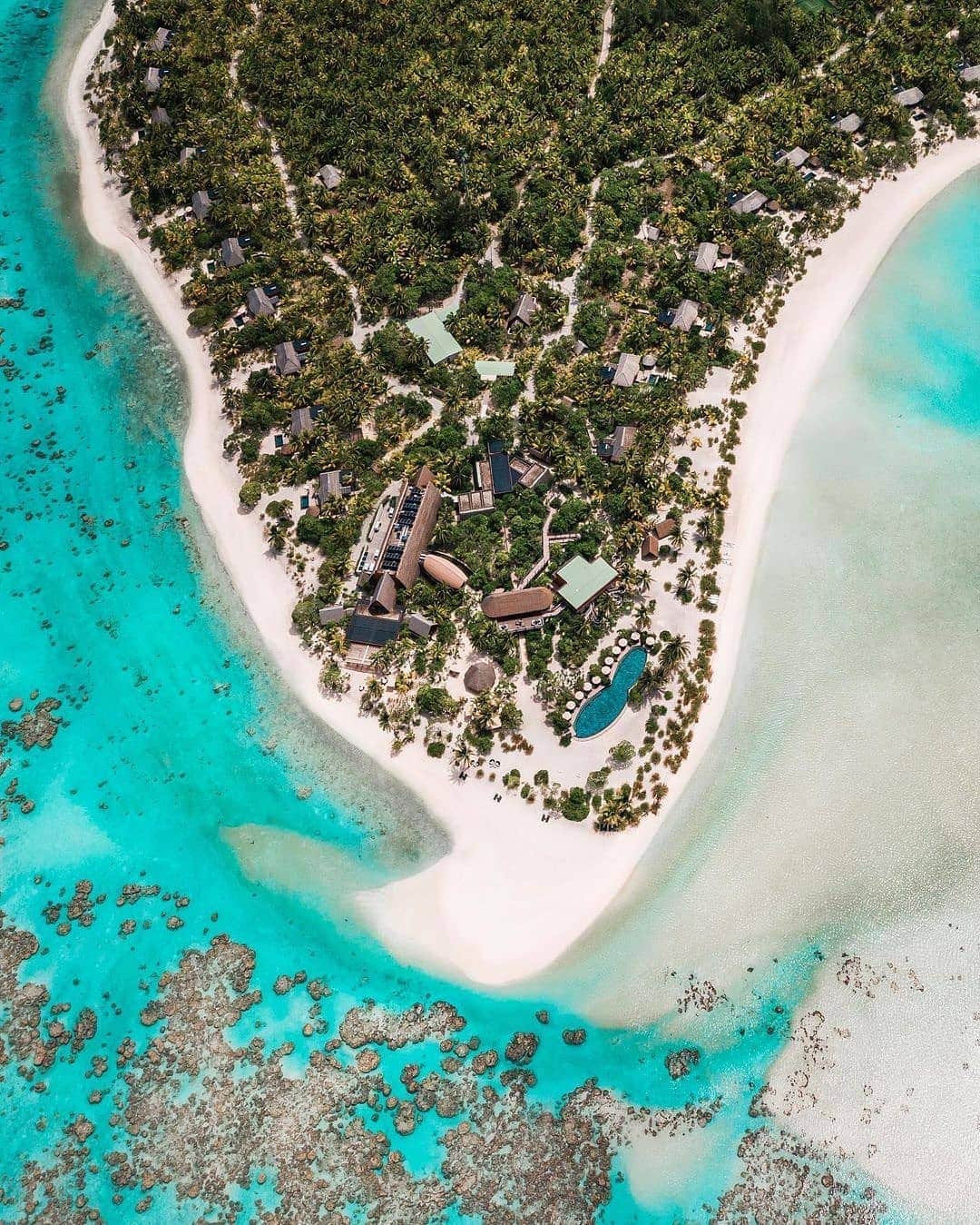 BEAUTIFUL HOTELSさんのインスタグラム写真 - (BEAUTIFUL HOTELSInstagram)「We wouldn't mind this view right now!😍 The Brando is an island paradise that features 35 villas on white-sand beaches, and lush palm trees. The beach is often frequented by sea turtles, manta rays and exotic birds—a secluded and relaxing sanctuary.   It is the world’s first and foremost post-carbon resort and is close to the goal of being self-sustaining.🍃  The Brando is, you guessed it—named after Marlon Brando, who got enthralled by the island and purchased it in 1967. Who wouldn't fall in love here? 🌊   📸 @jeremyaustiin 📍@thebrandoresort, Tetiaroa, French Polynesia」12月3日 23時05分 - beautifulhotels