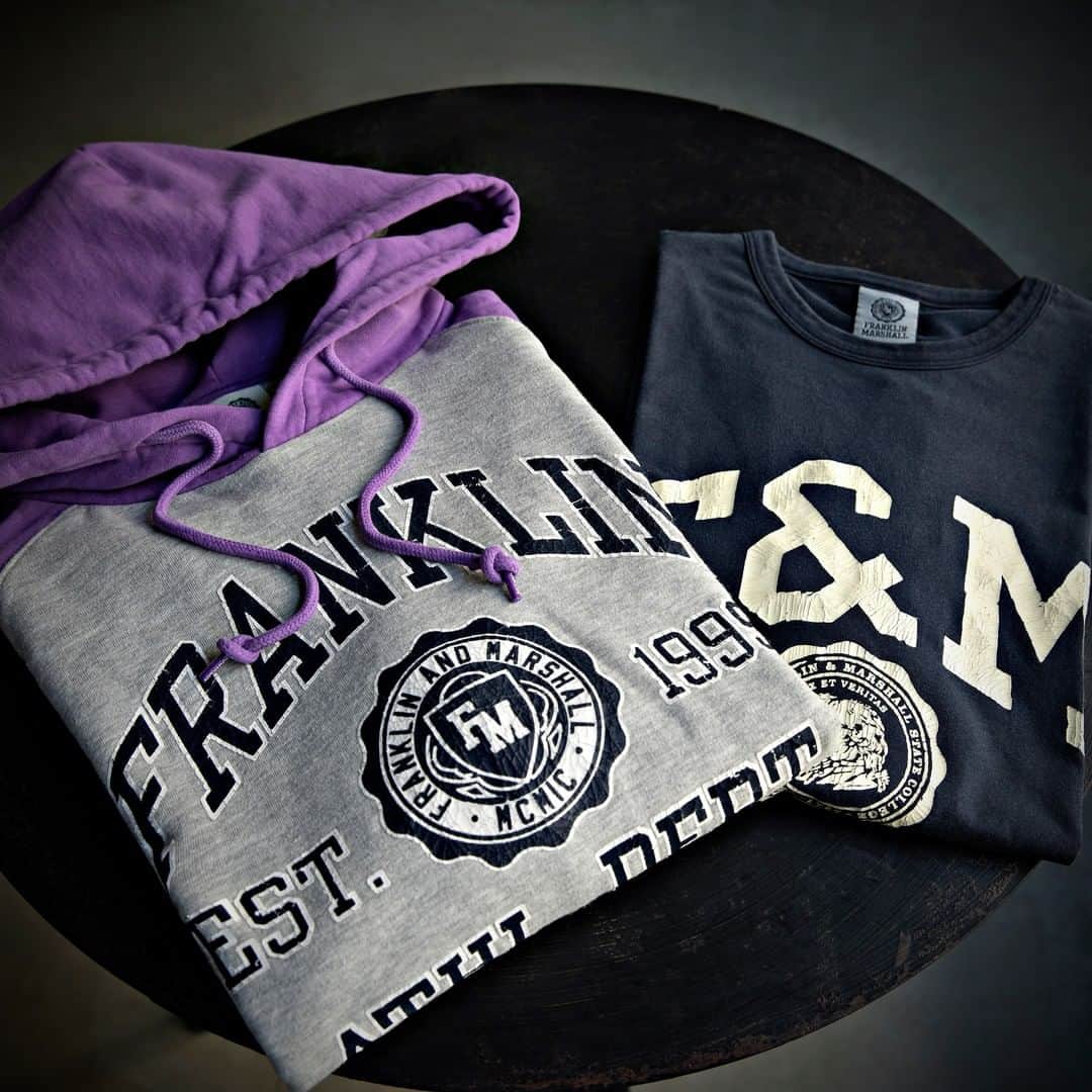 フランクリン&マーシャルのインスタグラム：「FRANKLIN & MARSHALL  FW2020 COLLECTION   Timeless iconic	 #franklinandmarshall #newcollection #tshirt #hoodie」