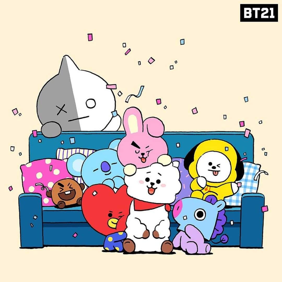 BT21 Stars of tomorrow, UNIVERSTAR!さんのインスタグラム写真 - (BT21 Stars of tomorrow, UNIVERSTAR!Instagram)「Comfy and warm. ❤️ RJ is just the best cuddle buddy ever. 😌  #together #UNISTARS #RJ #BT21」12月4日 10時00分 - bt21_official