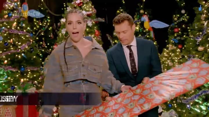 ライアン・シークレストのインスタグラム：「Celebrating 25 years of Jingle Ball tonight! Relive the greatest moments from our favorite holiday party right now on @TheCW or CWTV.com! #iHeartGreatestMoments」