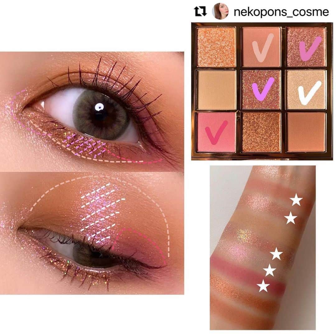 モテビューティー公式さんのインスタグラム写真 - (モテビューティー公式Instagram)「#Repost @nekopons_cosme with @make_repost ・・・ #今日のメイク . . 今日は待ちに待った可愛いみーこちゃん(@xxm__81xx )とのリンク❤️ みこたんお待たせしてごめんね🥺🙏 . . ✔️#venusemarble ▫️#estheticism . . 今回ピンクは目尻のみにいれました♡ 真ん中のギラギララメはやっぱり外せなくて黒目下に🧚‍♀️🌸 アイライナーはUZUのバーガンディーに、マスカラはヒロインメイクのモーヴピンクです☺️ . . カラコンは @motecon_official さんの超アッシュグリーン🤩 @colorcon_plus . . みーこちゃんのメイクすごく楽しみ🥺💓✨ 目の形も好きすぎるし色の合わせ方も好き💋 今日はありがとう〜♡ . . #今日のメイク #アイメイク #motd #カラコン #カラコン通販 #カラコン着画 #眼妆 #眼影 #化妆 #메이크업 #아이메이크업 #アイメイク手順 #メイクプロセス #メイクレシピ #ヴィーナスマーブル #中国コスメ」12月4日 10時56分 - motecon_official