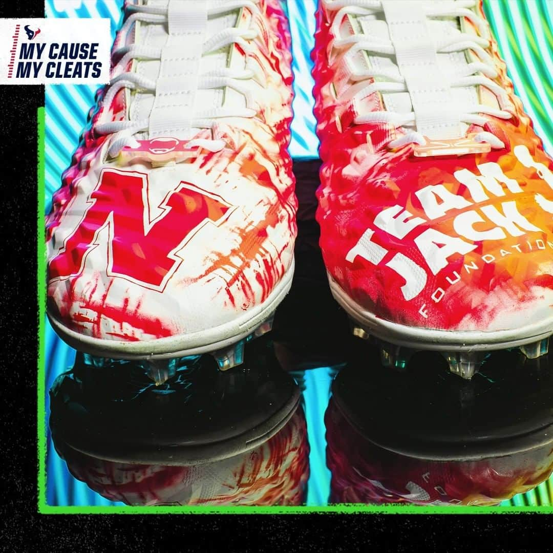 ヒューストン・テキサンズさんのインスタグラム写真 - (ヒューストン・テキサンズInstagram)「@brentqvale will be representing Team Jack on his cleats this Sunday.   #MyCauseMyCleats  #TexansCare」12月4日 2時55分 - houstontexans