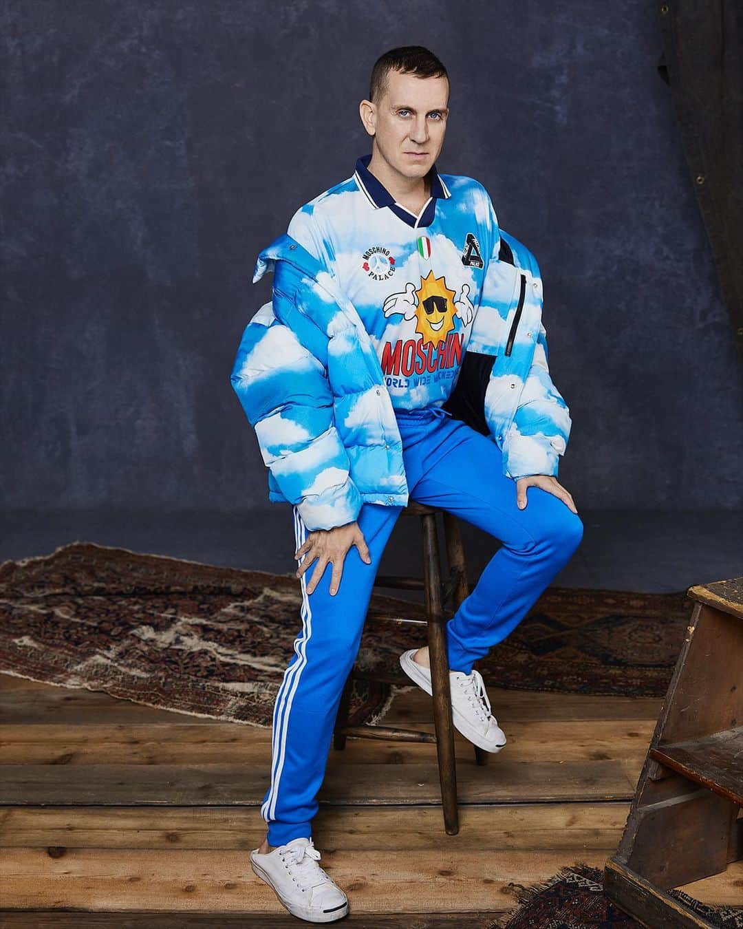 Moschinoさんのインスタグラム写真 - (MoschinoInstagram)「Jeremy Scott @palaceskateboards #moschino @itsjeremyscott #jeremyscott #palaceskateboards photo @marcus_mam」12月4日 2時56分 - moschino
