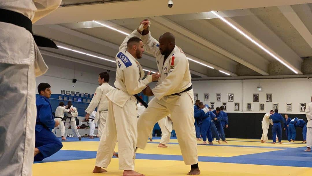 テディ・リネールさんのインスタグラム写真 - (テディ・リネールInstagram)「🥋🇫🇷👊🏾  #Judo #Tokyo2020 #EspritBleu #Insep #Training #Hard #DayAfterDay #Focus #Mode #On」12月4日 4時05分 - teddyriner