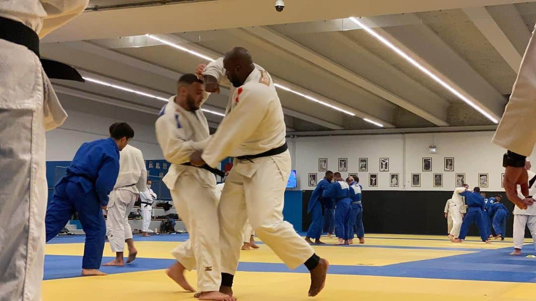 テディ・リネールさんのインスタグラム写真 - (テディ・リネールInstagram)「🥋🇫🇷👊🏾  #Judo #Tokyo2020 #EspritBleu #Insep #Training #Hard #DayAfterDay #Focus #Mode #On」12月4日 4時05分 - teddyriner