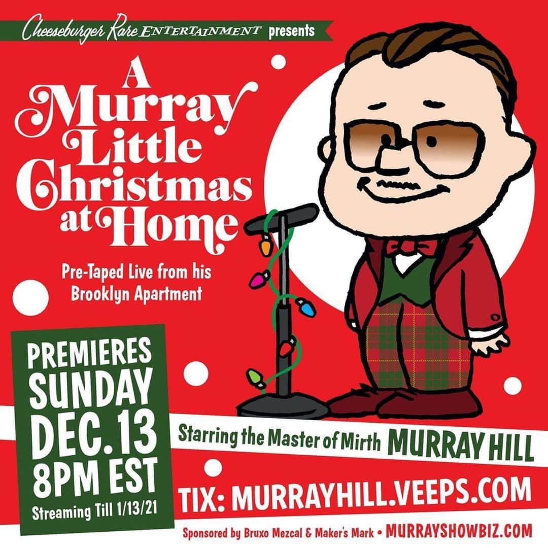 エイミー・セダリスさんのインスタグラム写真 - (エイミー・セダリスInstagram)「It’s happening!!!! @murrayhill ・・・ 🎅🏼 Murray Little Xmas At Home ❄️ Streaming 12/13-1/13 🎟 in bio^ ALL INVITED 🎄GUESTS ANNOUNCED: @bridgeteverett @bethditto @puddlespityparty @angiepontani @courtneyact @jd_samson @paulfeig @resistancerevivalchorus @michellebuteau @countessluann @amysedaris @briannewmanny @soundslike_eeyang @dandywellington @selene_luna @themaineattractionanders @carminecovelli @merrie_cherry The 🥜 Crackers: @jesseelder @arthurvint @mattparkermusic  . murrayhill.veeps.com . #SHOWBIZ」12月4日 4時05分 - amysedaris