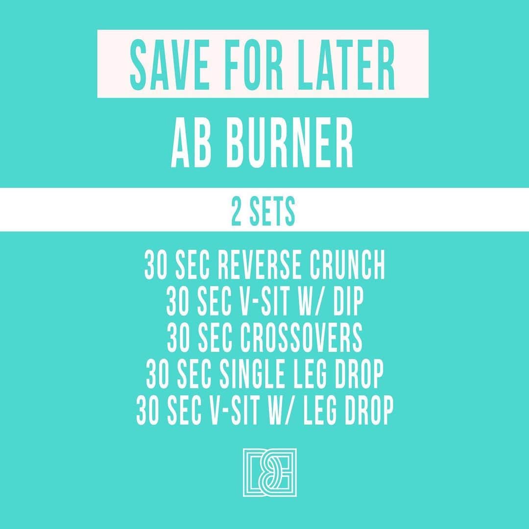 Danielle Robertsonさんのインスタグラム写真 - (Danielle RobertsonInstagram)「AB BURNER 🔥🔥  Add this AB BURNER to the end of your next workout and get ready to tone and sculpt your core! Make sure you engage your core throughout these exercises and keep the movements slow and controlled (it’s quality over quantity) 🔥  Training at: @milonpremiumhealthclubs Listening to: Ty Dolla $ign - Spicy (feat. Post Malone)  WORKOUT  2 SETS  30 SEC REVERSE CRUNCH 30 SEC V-SIT W/ DIP 30 SEC CROSSOVERS 30 SEC SINGLE LEG DROP 30 SEC V-SIT W/ LEG DROP」12月4日 4時40分 - dannibelle