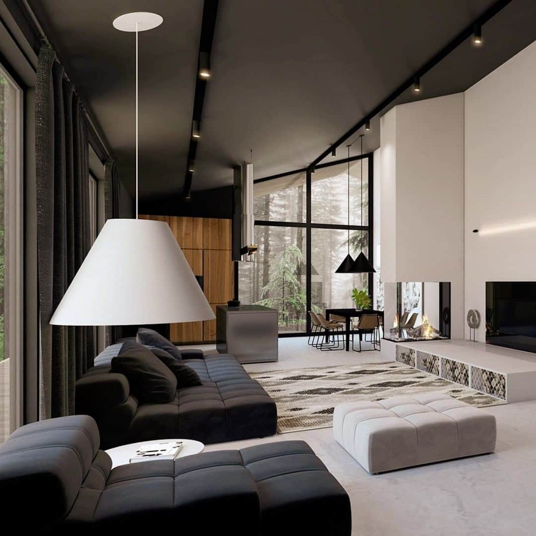 Architecture - Housesさんのインスタグラム写真 - (Architecture - HousesInstagram)「⁣ When functionality and elegance come together... this happens! 👆 𝐀 𝐜𝐨𝐧𝐭𝐞𝐦𝐩𝐨𝐫𝐚𝐫𝐲 & 𝐬𝐭𝐮𝐧𝐧𝐢𝐧𝐠 𝐡𝐨𝐦𝐞, a dream come true! 🤩 What do you think about the facade and the interior? I read you! ⬇️ Tag an #archilover for inspo 💙⁣⁣ _____⁣⁣⁣⁣⁣⁣⁣ 📐 B&W House by Mariya Chmut⁣⁣ #archidesignhome⁣⁣⁣ _____⁣⁣⁣⁣⁣⁣⁣ #architecture #arquitectura #arquitecturamx #design #interiordesign #landscapedesign #building #instadaily #architecturephotography #architecturelovers」12月4日 5時00分 - _archidesignhome_